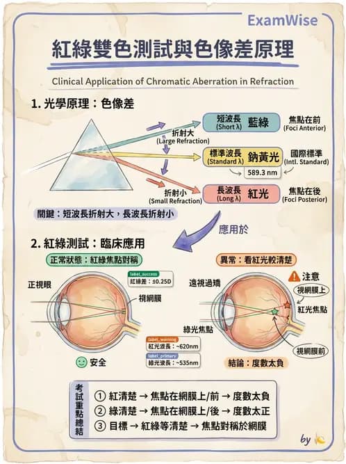 驗光師 - 屈光不正與近視遠視 - AI 圖文解析預覽
