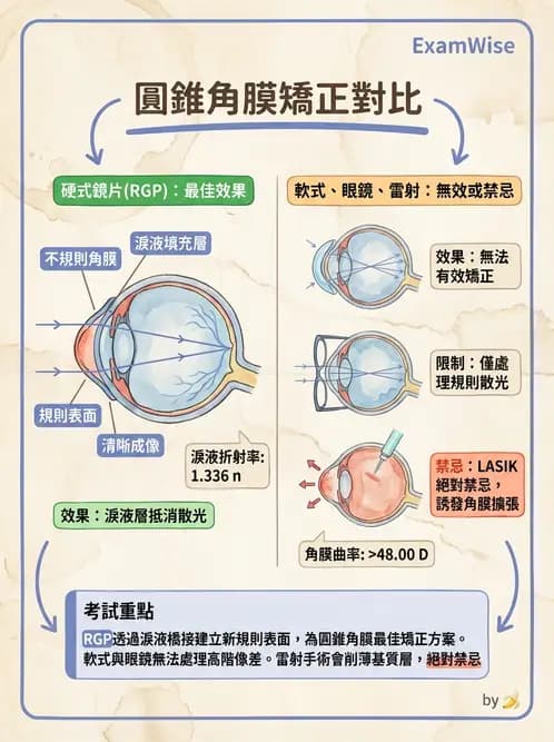 驗光師 - 散光、不等視與不等像 - AI 圖文解析預覽