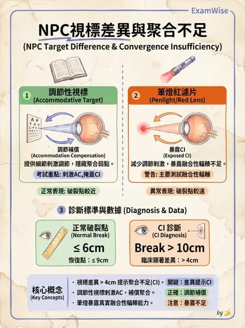 驗光師 - 眼外肌運動與眼位初步檢查 - AI 圖文解析預覽