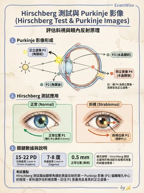 驗光師 - 眼外肌運動與眼位初步檢查 - AI 圖文解析預覽