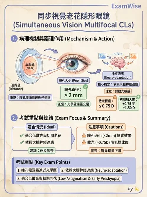驗光師 - 老花隱形眼鏡驗配 - AI 圖文解析預覽