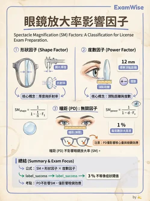 驗光師 - 不等視配鏡方法 - AI 圖文解析預覽