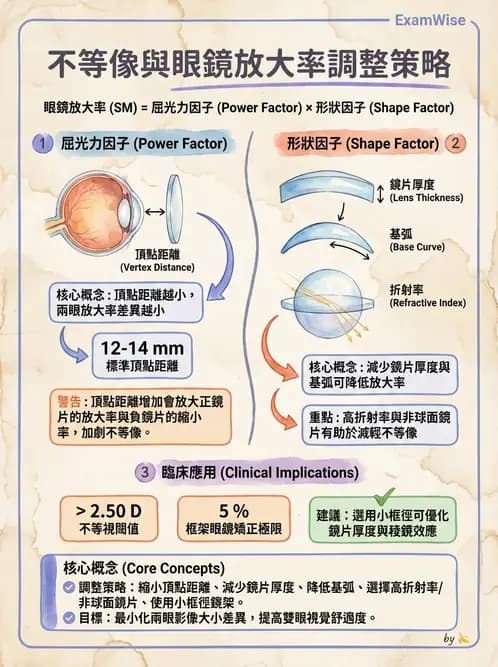 驗光師 - 不等視配鏡方法 - AI 圖文解析預覽