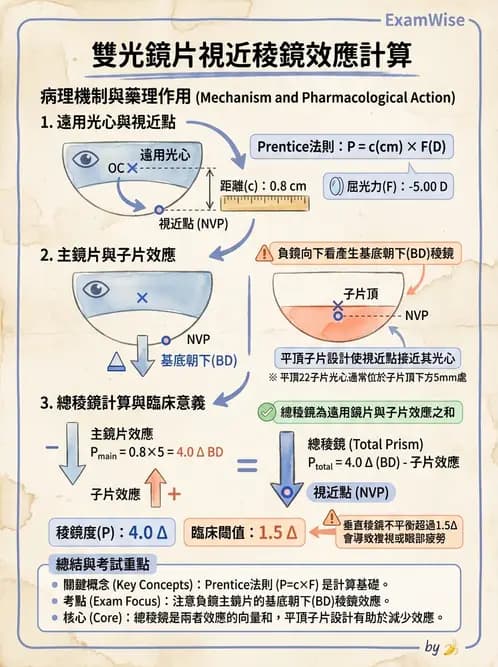 驗光師 - 雙光鏡片 - AI 圖文解析預覽