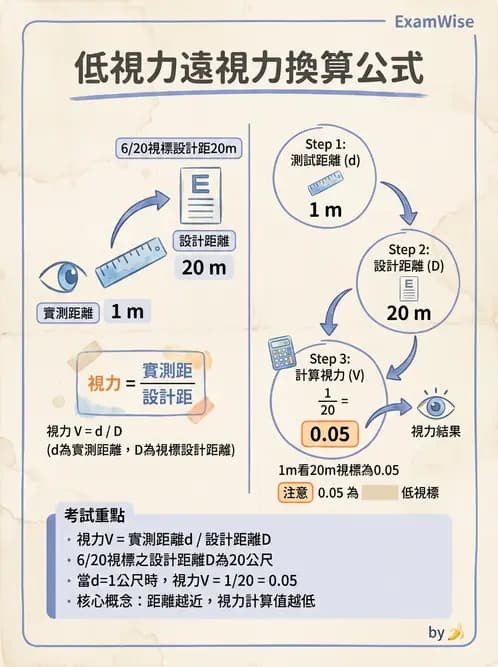 驗光師 - 視力表與視力量測 - AI 圖文解析預覽