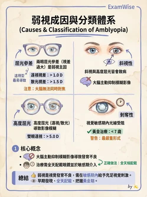 驗光師 - 斜弱視與神經眼科 - AI 圖文解析預覽