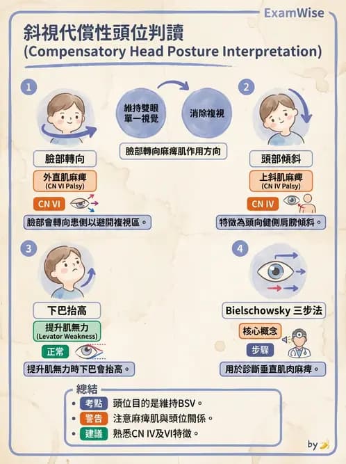 驗光師 - 眼外肌與眼球運動 - AI 圖文解析預覽