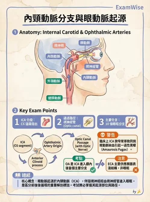 驗光師 - 眼循環系統 - AI 圖文解析預覽