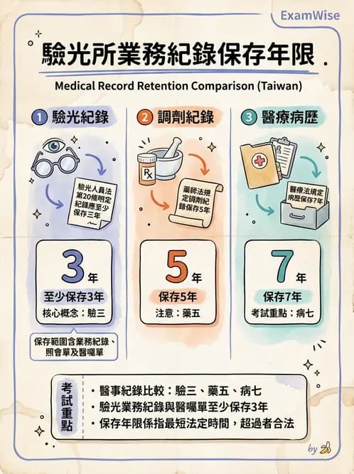 驗光師 - 業務紀錄與收費倫理罰則 - AI 圖文解析預覽