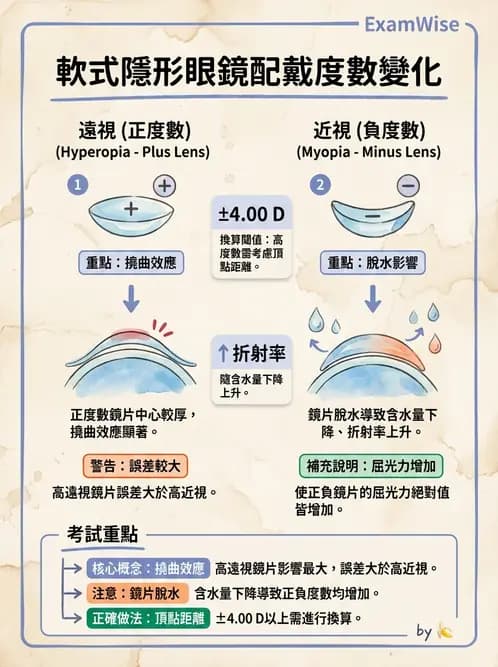 驗光師 - 鏡片材質、鍍膜與隱形眼鏡 - AI 圖文解析預覽