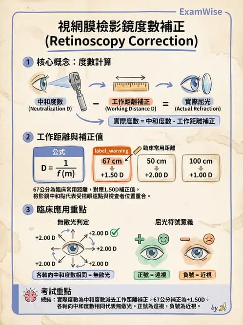 驗光師 - 視網膜檢影法 - AI 圖文解析預覽