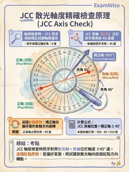 驗光師 - 傑克森交叉圓柱鏡散光檢查 - AI 圖文解析預覽