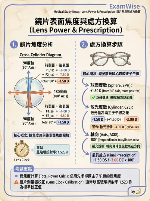 驗光師 - 鏡片度數讀取與設計 - AI 圖文解析預覽