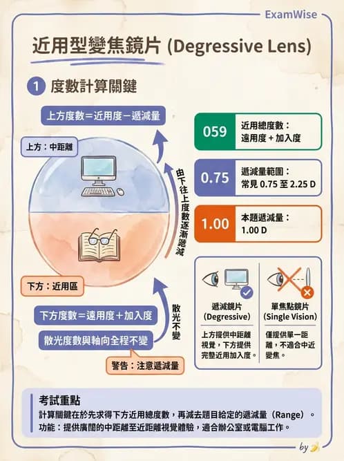 驗光師 - 漸進多焦點鏡片 - AI 圖文解析預覽