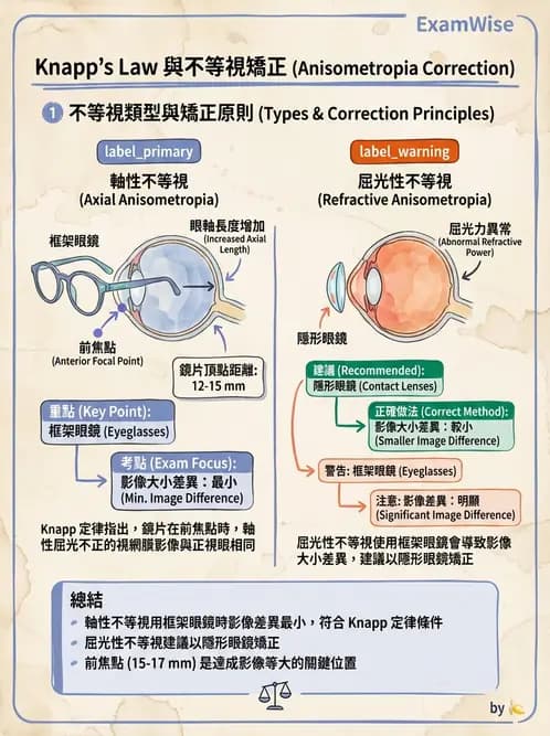 驗光師 - 不等視配鏡方法 - AI 圖文解析預覽