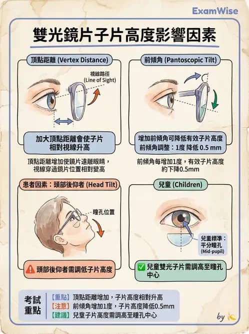 驗光師 - 雙光鏡片 - AI 圖文解析預覽