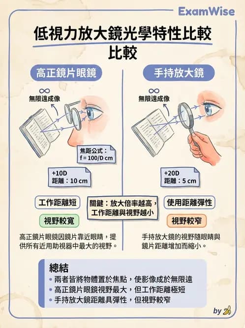 驗光師 - 近距離光學放大輔具種類與比較 - AI 圖文解析預覽