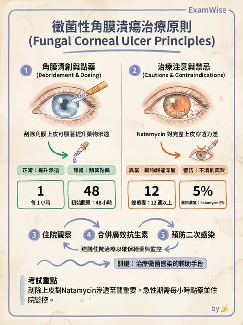 驗光師 - 感染性角結膜炎 - AI 圖文解析預覽