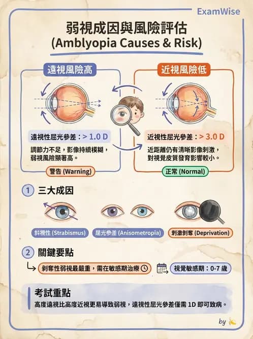 驗光師 - 斜弱視與神經眼科 - AI 圖文解析預覽