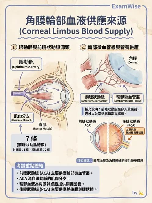 驗光師 - 眼循環系統 - AI 圖文解析預覽