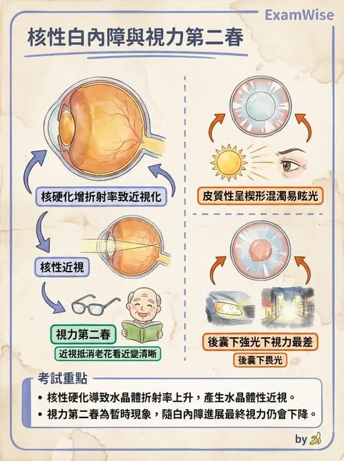 驗光師 - 水晶體與玻璃體 - AI 圖文解析預覽