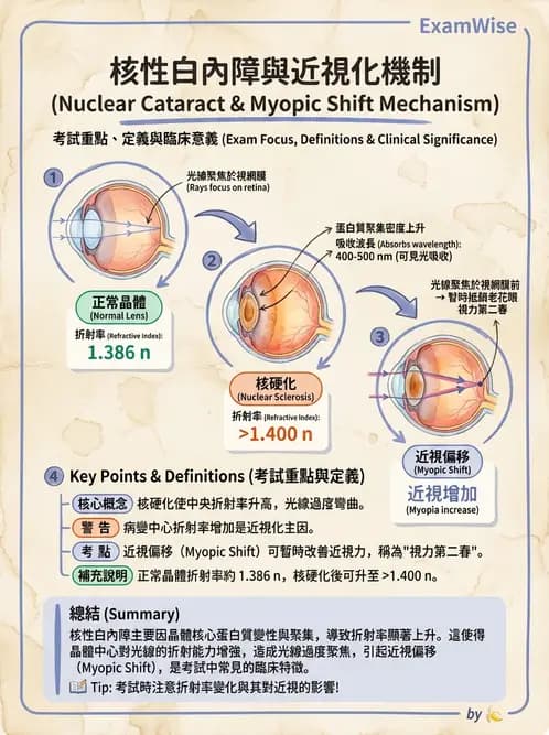 驗光師 - 水晶體與玻璃體 - AI 圖文解析預覽