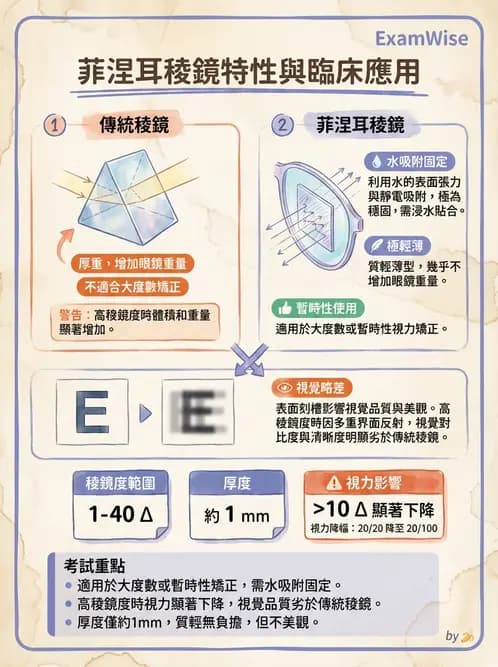 驗光師 - 稜鏡臨床應用 - AI 圖文解析預覽