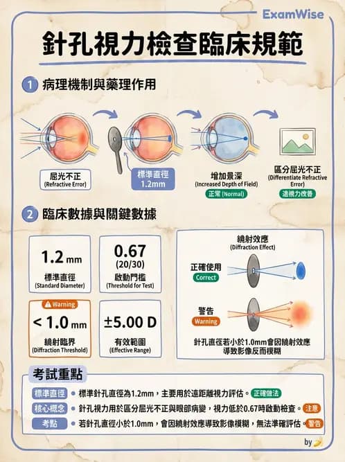 驗光師 - 視力檢查與視力值換算 - AI 圖文解析預覽