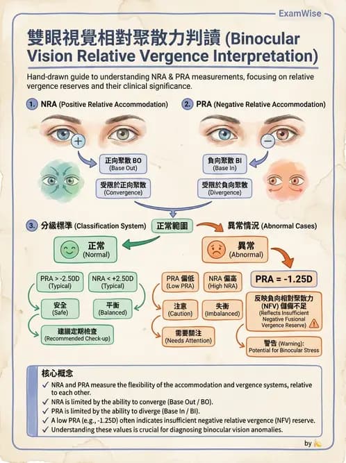 驗光師 - 水平聚散功能異常 - AI 圖文解析預覽
