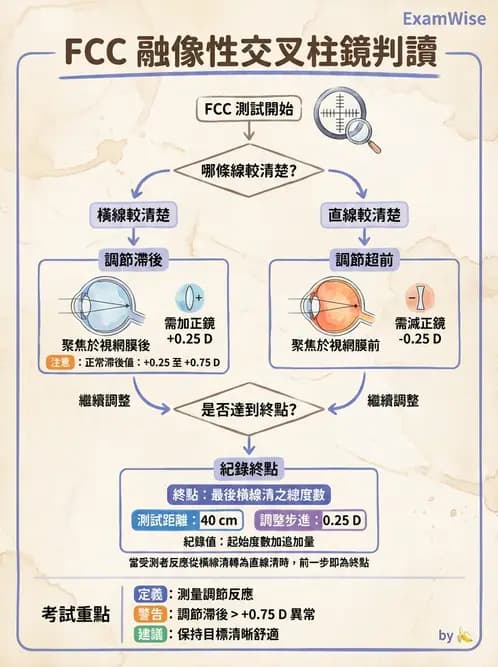 驗光師 - 老花眼主觀驗光與相對調節力 - AI 圖文解析預覽