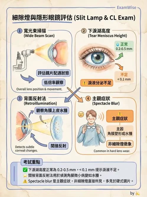 驗光師 - 裂隙燈與角膜弧度檢查 - AI 圖文解析預覽