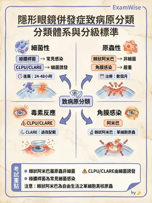 驗光師 - 感染性角膜炎與急性紅眼 - AI 圖文解析預覽