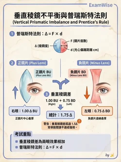 驗光師 - 不等視配鏡方法 - AI 圖文解析預覽