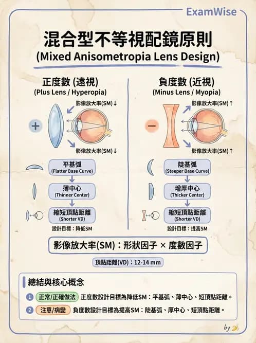 驗光師 - 不等視配鏡方法 - AI 圖文解析預覽