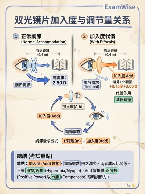 驗光師 - 雙光鏡片 - AI 圖文解析預覽