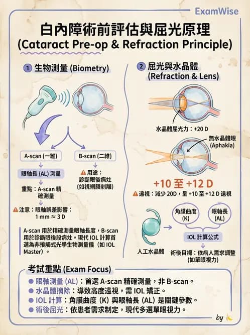 驗光師 - 水晶體疾病 - AI 圖文解析預覽
