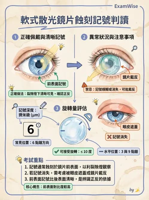 驗光師 - 鏡片材質、鍍膜與隱形眼鏡 - AI 圖文解析預覽