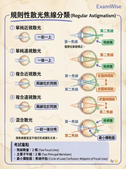 驗光師 - 散光分類與臨床判讀 - AI 圖文解析預覽