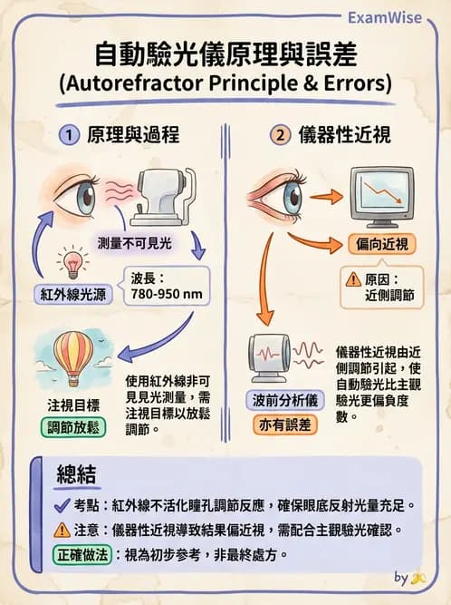 驗光師 - 自動驗光儀與角膜弧度儀 - AI 圖文解析預覽