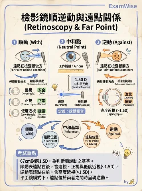 驗光師 - 視網膜檢影法 - AI 圖文解析預覽