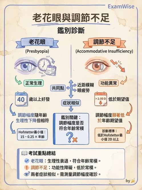 驗光師 - 調節功能異常與處置 - AI 圖文解析預覽