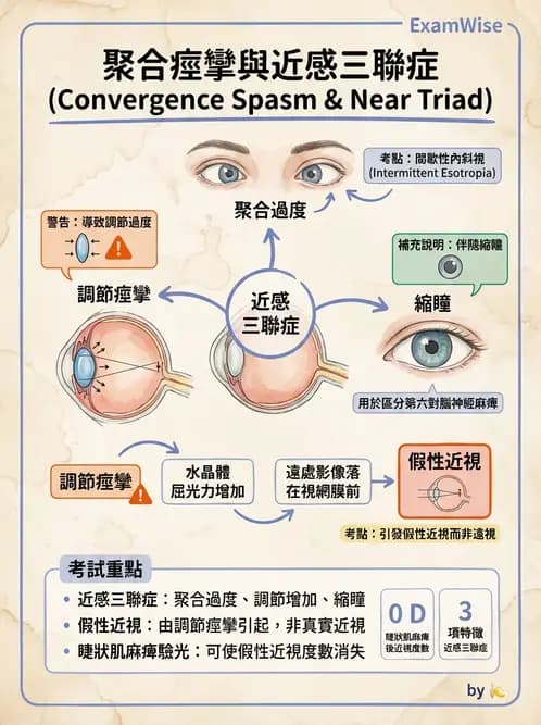 驗光師 - 調節功能異常與處置 - AI 圖文解析預覽