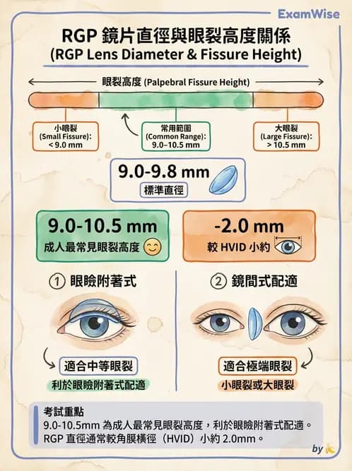 驗光師 - 硬式隱形眼鏡驗配與螢光判讀 - AI 圖文解析預覽