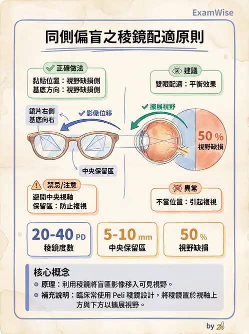 驗光師 - 不等視配鏡方法 - AI 圖文解析預覽