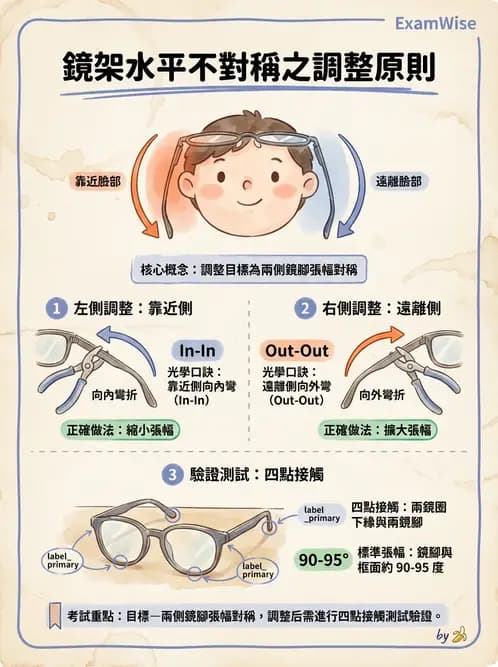 驗光師 - 鏡架配適與調整 - AI 圖文解析預覽