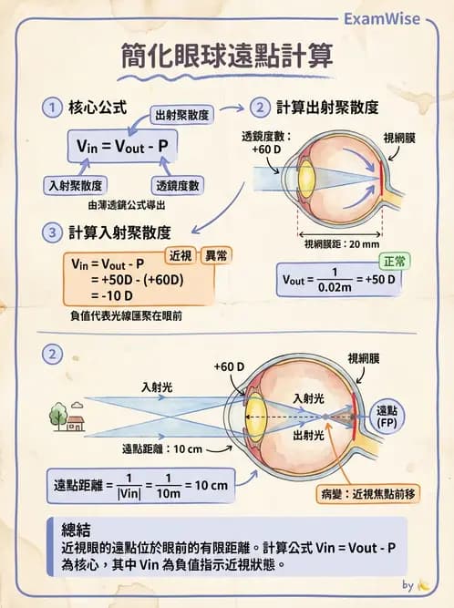 驗光師 - 眼球屈光系統基本原理 - AI 圖文解析預覽