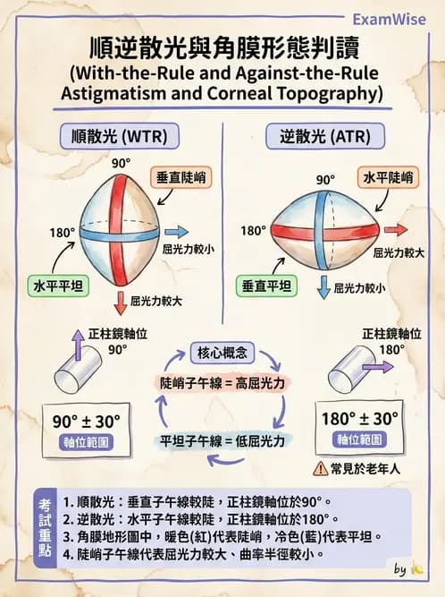 驗光師 - 散光分類與臨床判讀 - AI 圖文解析預覽