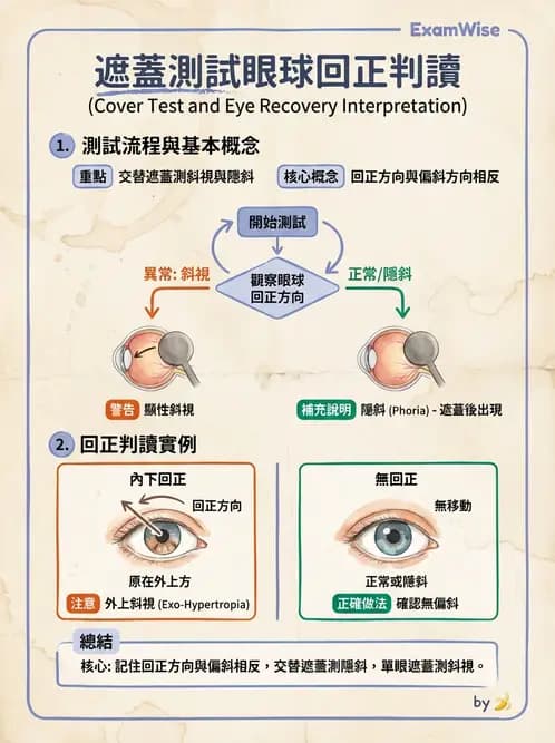 驗光師 - 斜視 - AI 圖文解析預覽