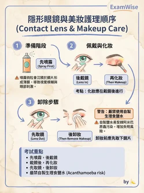 驗光師 - 隱形眼鏡護理 - AI 圖文解析預覽