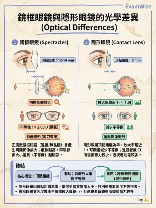 驗光師 - 不等視配鏡方法 - AI 圖文解析預覽
